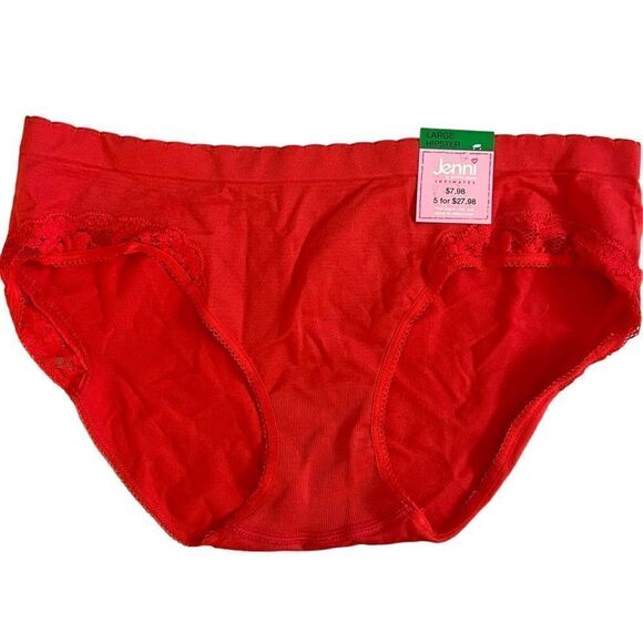 Calvin Klein, Wacoal, Jenni 4 Pair Panty Bundle Hi-Cut Brief Hipster Thong, LG - Picture 8 of 16